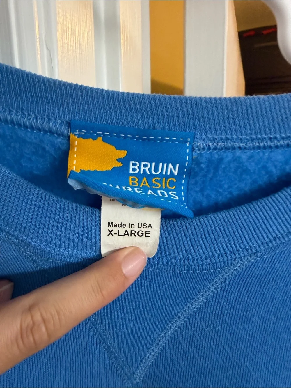 Vintage UIN UCLA Blue Crewneck with Yellow Lettering